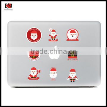 Custom Wholesale Vinyl Sticker for Macbook Skin Christmas Vinyl Stickers