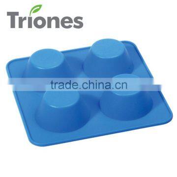 Silicone Mircowave 4-cups Cake Mould(TR-SC004)