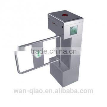 Support Fingerprint 304 stainless steel vertical tripod turnstile/ Security access control manual turnstile gate