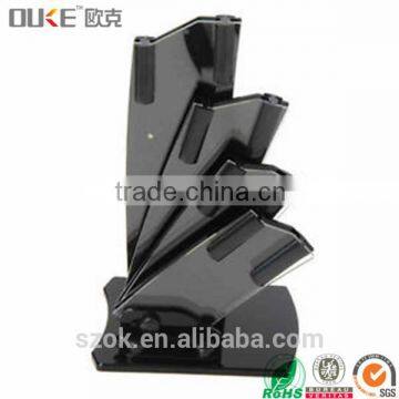 made in chian clear Acrylic Knife Block with slot