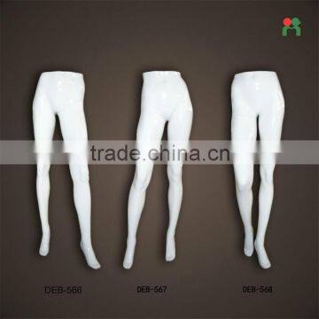 Fashion design Fiberglass female mannequin lower-body on sale plastic torso mannequin DEB