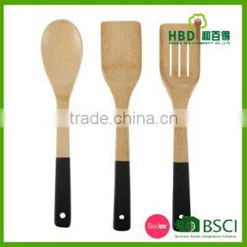 Modern kitchen design for bamboo food silicone kitchen utensils,cooking spoon set wholesale