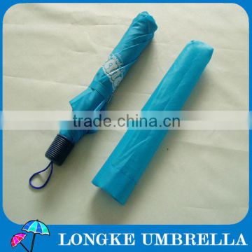 2 fold umbrella for promotion/blue umbrella