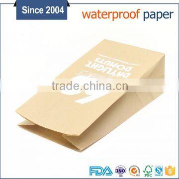 Food grade Waterproof brown lamination paper bag for fries