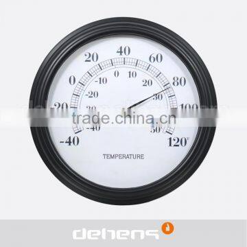 DEHENG 12'' Antique Plastic Wall Clock With Thermometer/Hygrometer Wholesale photo-2