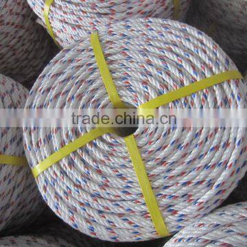 3 strands 4 strands marine fishing rope of polypropylene rope