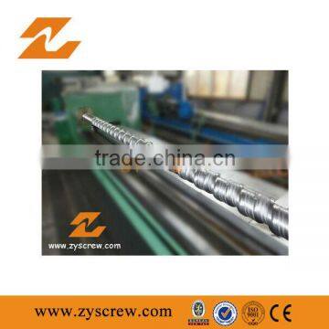 bimetallic single screw and barrel for extruder for PE/ PP/ PC