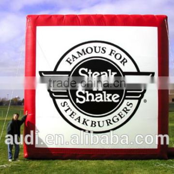 inflatable steak n' shake 18' logo wall replica for sale