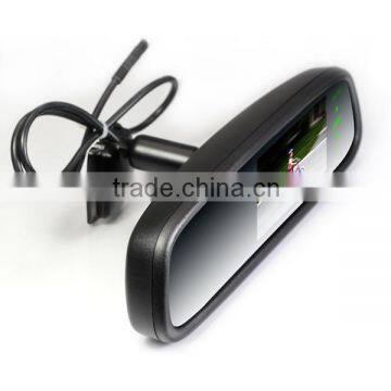 4.3inch TFT-LCD 1000cd/m2 Screen Mirror Monitor Interior Rear View Mirror 2-videos Input With OEM Bracket photo-6