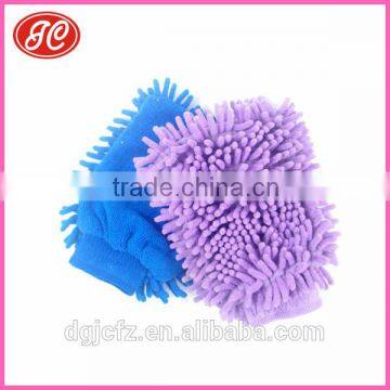 2 IN 1 Microfiber Chenille Car cleaning wash glove and used for car cleaing bathroom kitchen