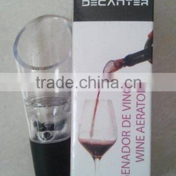 quick magic decanter wine aerator pourer