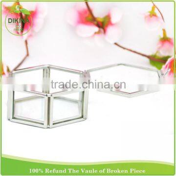 ~~ Bathroom Decor Storage Box >< Clear Plastic Flower Holder , Lady Necklace Organizer , Packing Display Traveling Jewelry Case photo-2