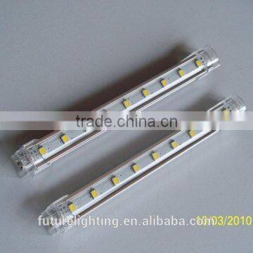 Indoor Display Show Aluminum Housing SMD5050 Strip 20cm Dimmable 24V 12V Led Light Bar Warm White photo-5