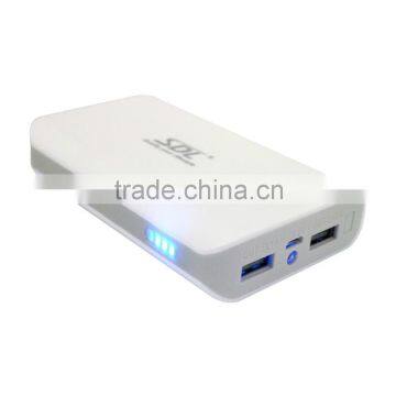 hot sales power bank with flashing light from China factory with cheap price