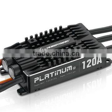 Hobbywing RC Aircraft System Platinum 120A V4 Brushless ESC Excellent Motor Speed Governing