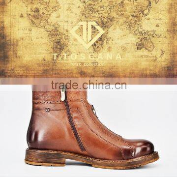 Men High Top Boots High Cut Boots Top Fur Boots photo-4