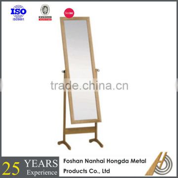 modern MDF wooden floor standing mirror