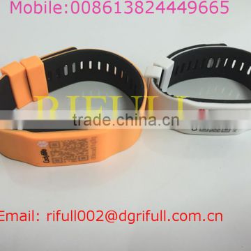 NTAG 213 bracelet with variable QR code and UID writing