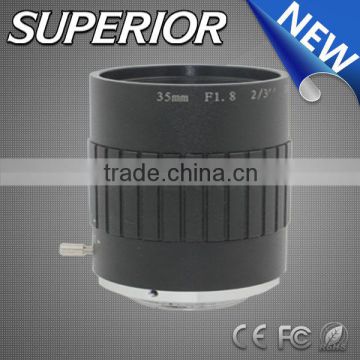 wholesale camera lens!!water resistance IP66 35mm glass lens c mount manual iris cctv lens for machine vision