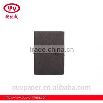 School Office Student Supplies PU Cover Paper Notebook With Elastic Band