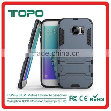 3in1 Amor Hybrid PC TPU Kickstand Slim Robot Armor Case for Samsung Galaxy S7 back cover for Samsung S7 Edge