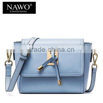 branded ladies leather sling bag messenger shoulder bag custom logo