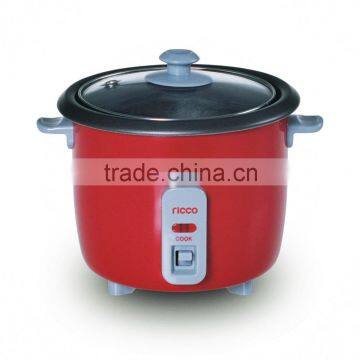 200W small and cute drum shape 1 cup red rice cooker