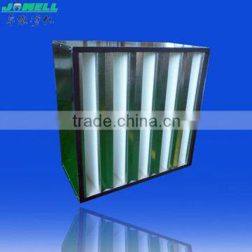 JOWELL&Glassfiber Filter Medium V-Bank Air Filte for Cleanroom photo-4