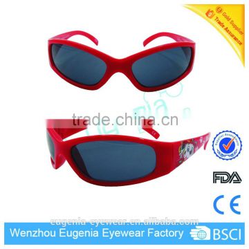 Made in china online wholesale red frame sport kids sunglasses