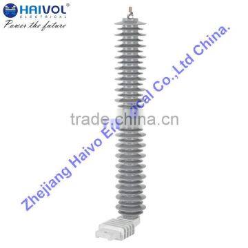 Polymer Housed Gapless Metal Oxide 66kV power surge arrester