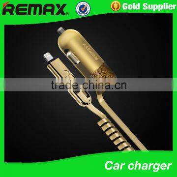 REMAX USB 3.4A with 2 in 1 Usb Cable Car charger