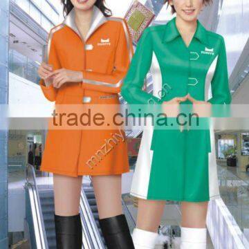 Hot selled sales woman Promotional uniform (OEM)