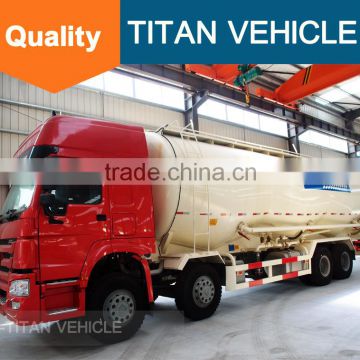 SINO TRUK chassis used 30 tons bulk cement tanker truck for cement transport