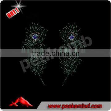 Beautiful Flowers Rhinestone Hotfix Transfer For Garment