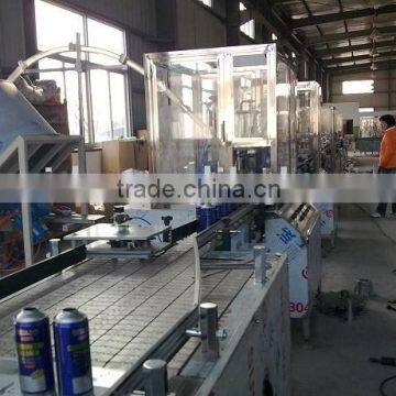 aerosol filling machine