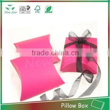 hotsale pillow box with PMS color printing