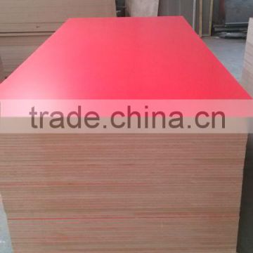 cheap price red color melamine mdf board