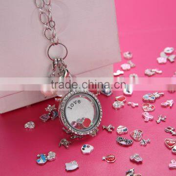 Fashion New Floating Charm Locket Glass Locket