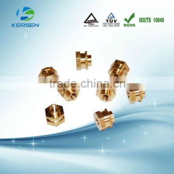 Non-standard hardware components of copper nuts