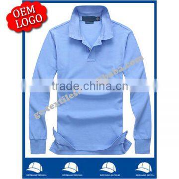 Low Price Comfortable Long Sleeve Polo Shirt High Quality pk Polo T-shirt