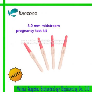 High Accuracy Rapid One Step Diagnostic Pregnancy Test Kit HCG Strip With CE