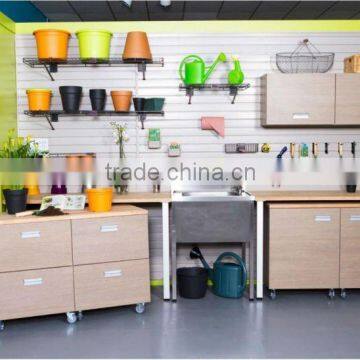 Showy Decorative Board Use Pvc Slatwall Panel