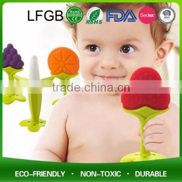 100% BPA Free baby teether toys / silicone baby teether