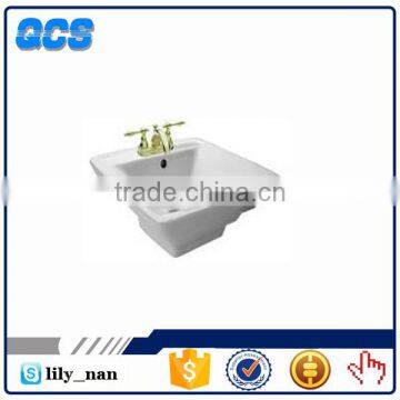 saintary ware ceramic rectangular cabinet basin