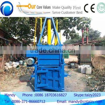 Brand price with CE used clothes and textile hydraulic compress baler machine