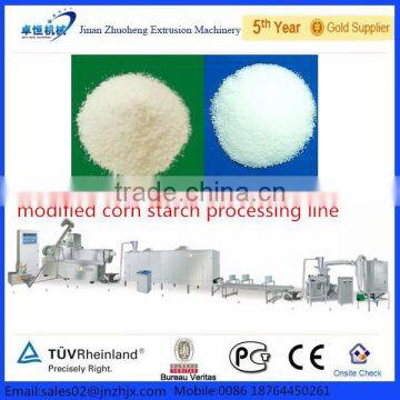 Automatic EXtruded corn starch round prawn round pellet chips processing machine/produciton line