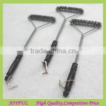 Best sale 3-sided stainless steel bbq grill brush