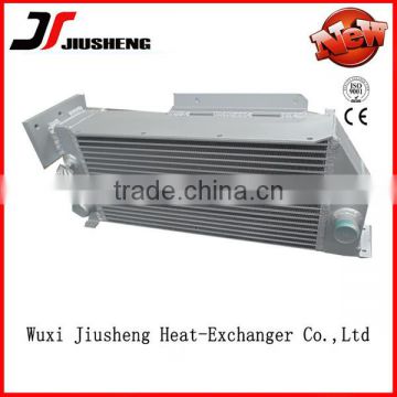 high performance vacuum brazed engine oil cooler for generator