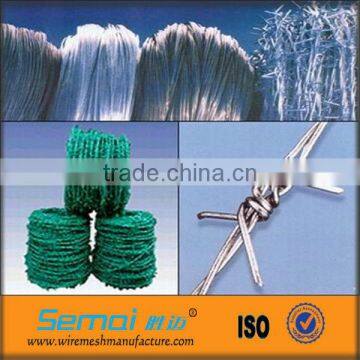 swg galvanized barbed wire mesh wall spike railway barbed wire fence mesh