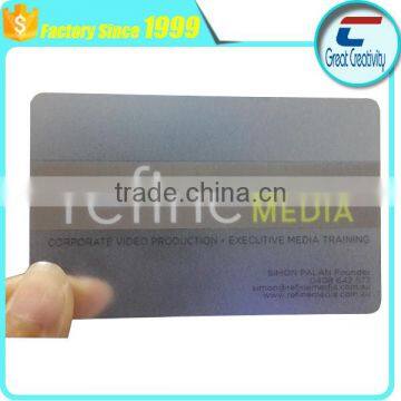 Ultra Thin Thickness 0.5mm Translucent Transparent Business PVC Card